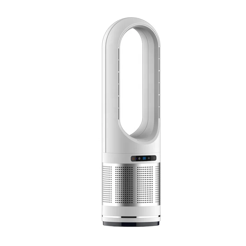 Wholesale Air Cooling Bladeless Fan Hot Cold Portable with hepa 13 Filter Electric Air Cooling Bladeless Fan Heater