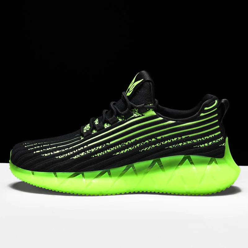 
High quality Jinjiang factory knitted upper sports shoes sneakers men shoes sport tennis shoes men 