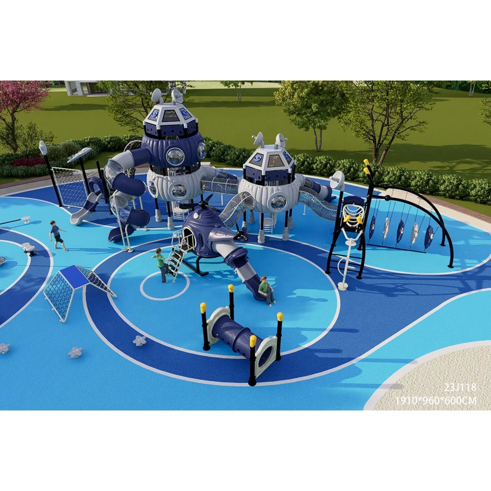 commercial outdoor playground playhouse slide inflatable equipment price play house for kids children play set