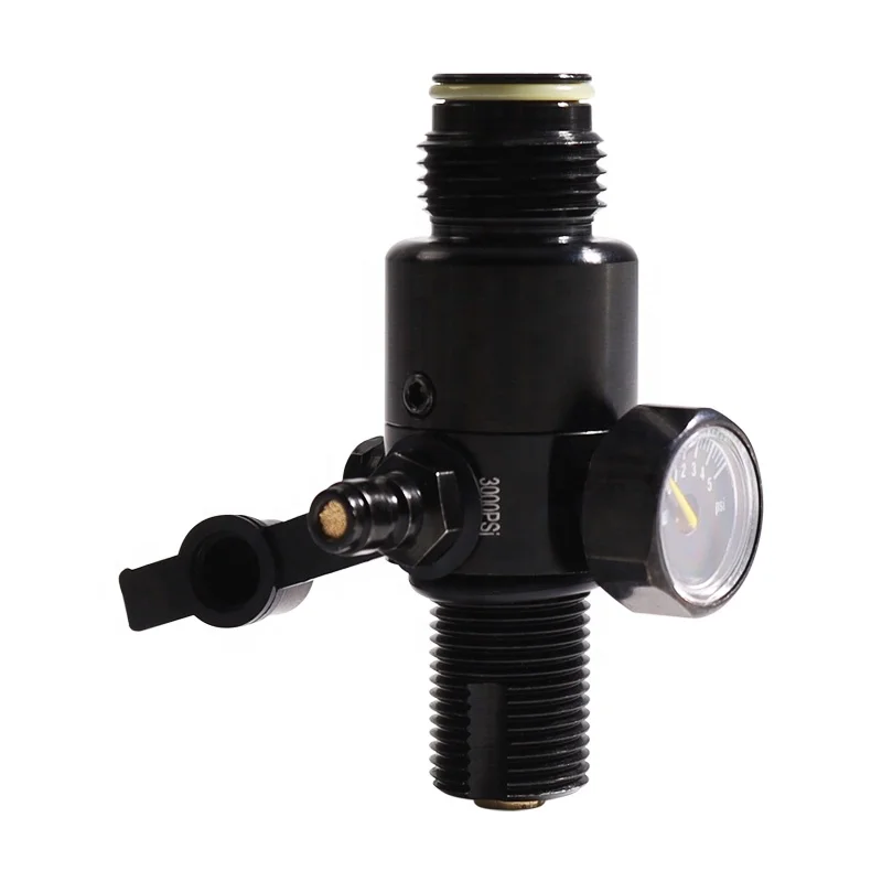 Professional Mini 4500PSI 3000PSI Input and 800psi Output Paintball Airsoft Tank Regulator