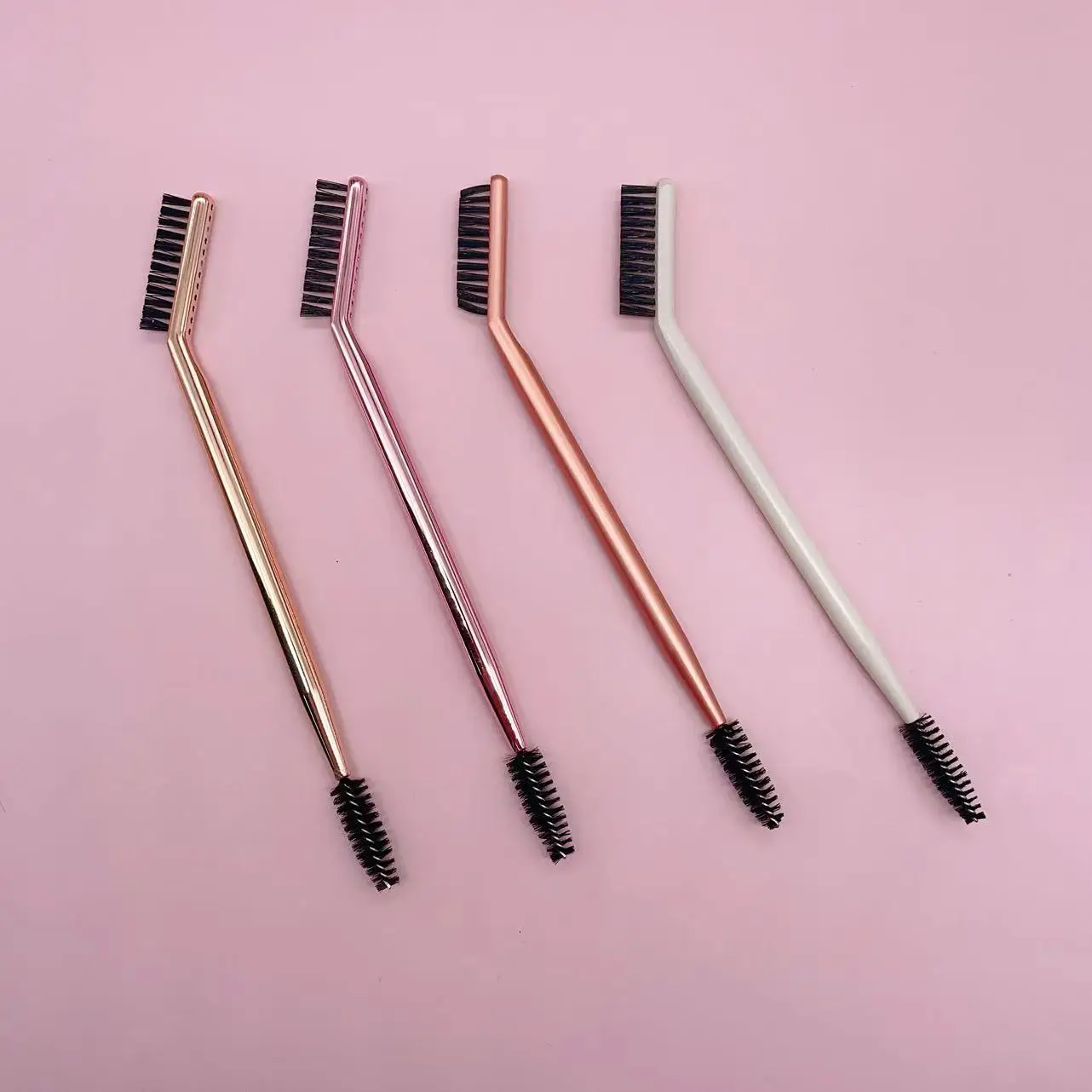 YRX A181 Wholesale New Double-Headed Eyelash Brush And Eyebrow Brush Portable Professional Makeup Tool Mascara Wands