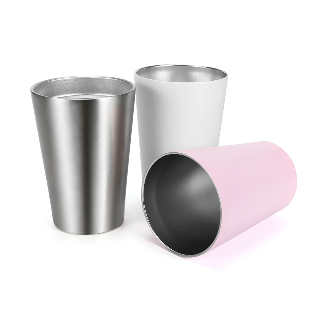 450ml Double stainless steel vacuum insulated Japanese beer mug  tumbler