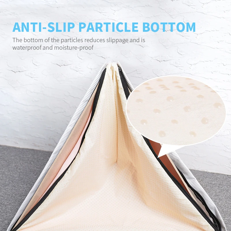 Relaxlines cat tent foldable waterproof outdoor striped triangle dog pet tent bed