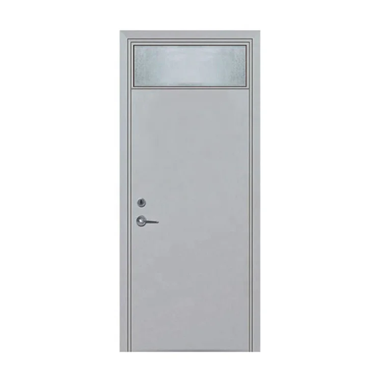 Nordi Commercial Fire-Rated Steel Fire Door Insulated Fiberglass Door Fire-Rated with Glass with Window Single Door