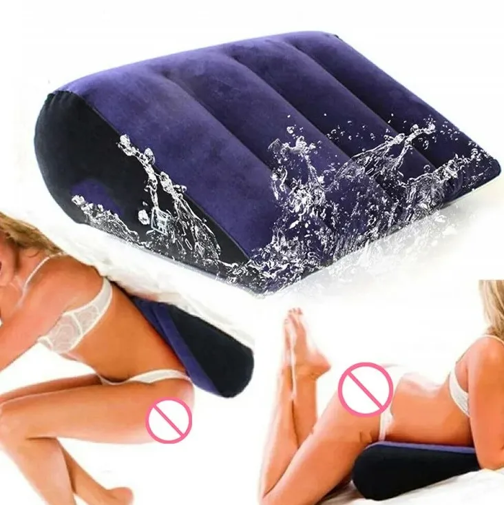 Hot selling sex bed furniture Triangle Wedge pillow sex position pad inflatable pillow