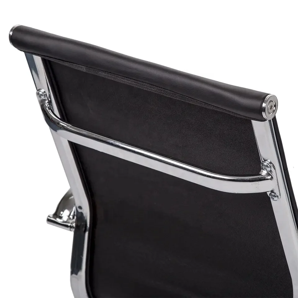 Wholesale Classic Cheap Office Silla Ruedas chair parts mechanism office Computer Black Brown Leather officers chairs