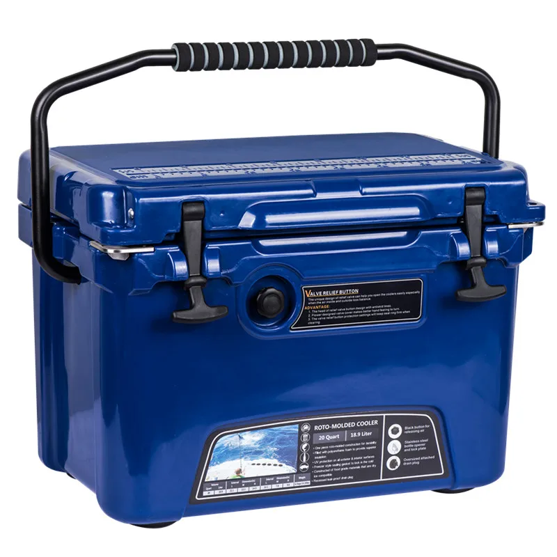 Kuer 20QT Outdoor Ice Cooler Durable Beer Beverage Food Plastic Ice Cooling box