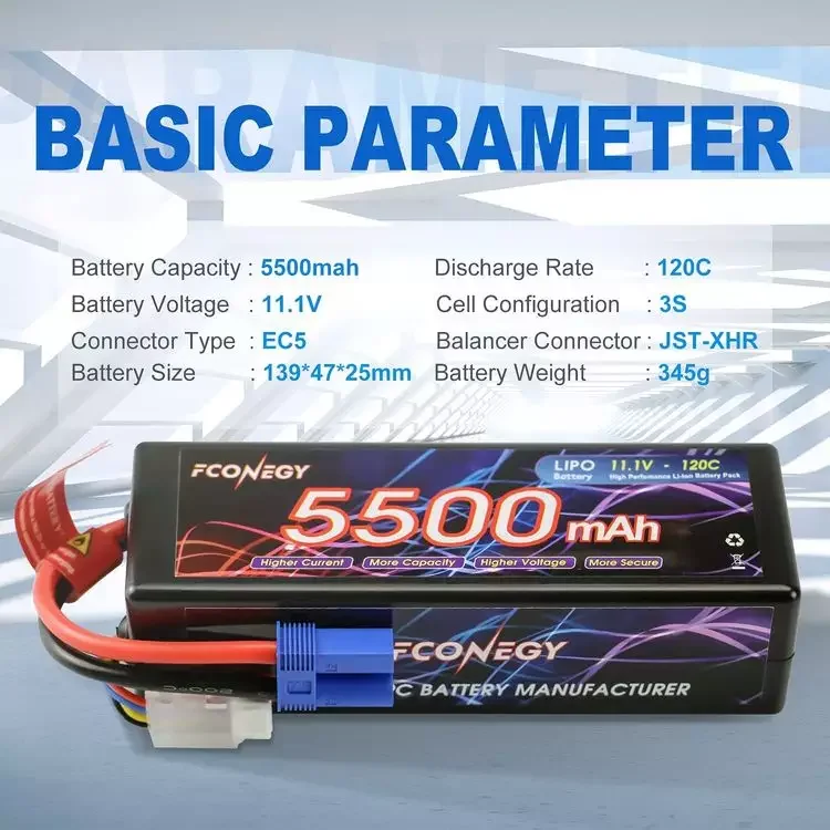 Rechargeable Good Quality High C-Rate Lipo 6S 5000mah 22.2V 50C Lithium Polymer RC Drone Car Battery