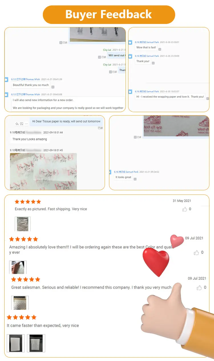 Eco Friendly Custom Brand Logo High Quality Clothing packaging Flower Christmas Gift Printed Wrapping Tissue Paper