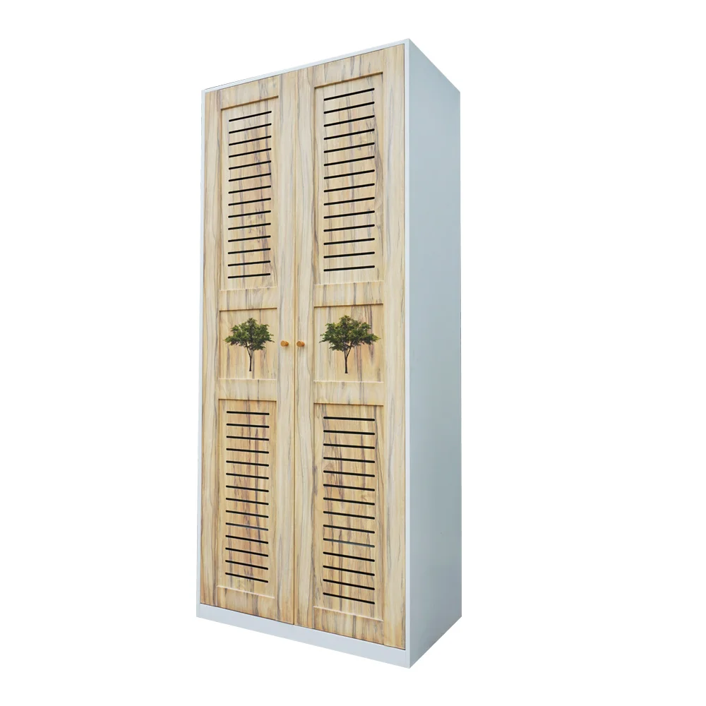 Modern Home 4-Door Metal Imprint Cabinet Bedroom Furniture Steel Almirah Lemari Pakaian Besi Bathroom Laundry Gym Workshop