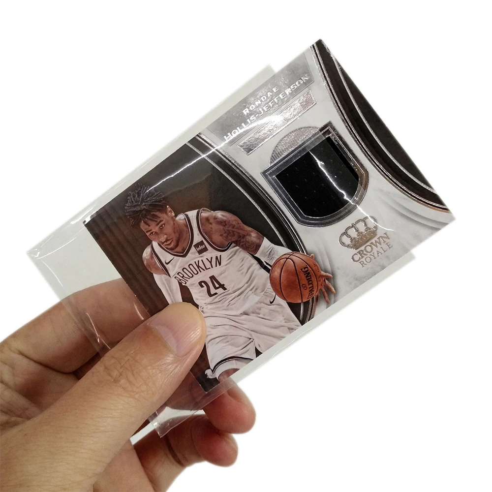 Защитный HD прозрачный плоский Карманный полипропиленовый чехол для игры гладкий карточек tcg