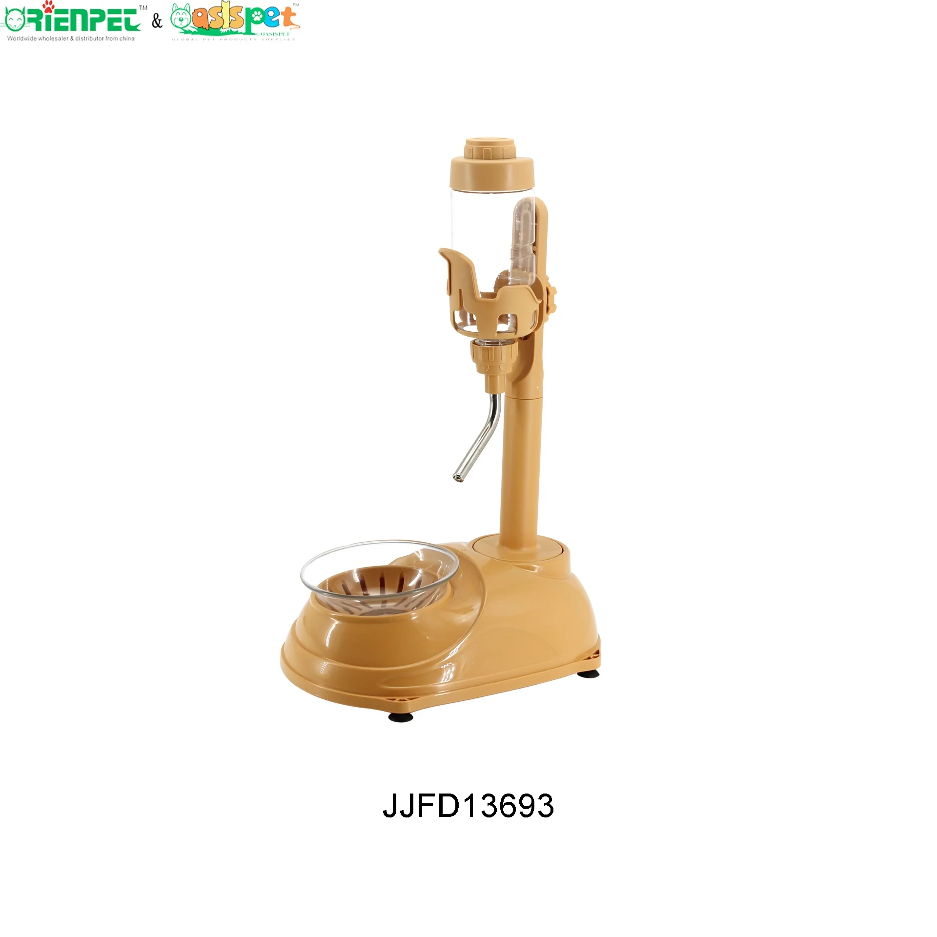ORIENPET & OASISPET Pet Drinker Pole-type top fill water bottle Protect Cervical Spine JJFD13693 Pet Products