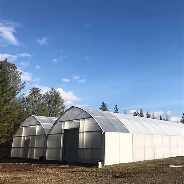 Горячая Распродажа Стандартная автомобильная Одиночная пленка с лишением света оснащенная световым Затемняющая теплица для растений 30x100 футов