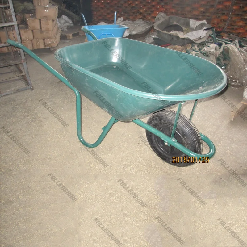 GS/TUV Европейского садового колеса Barrow WB7864 с зеленым ПВХ лотком 120L