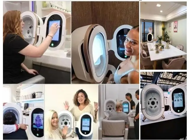 Au-M9 Skin Analysis Instrument 3D Skin Analyze Skin Problems Newest Technology Facial Analyzer