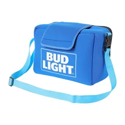 Large Capacity Lunch Insulated Bag Reusable Cooler Neoprene Tote Picnic Bag With Adjustable Crossbody Strap