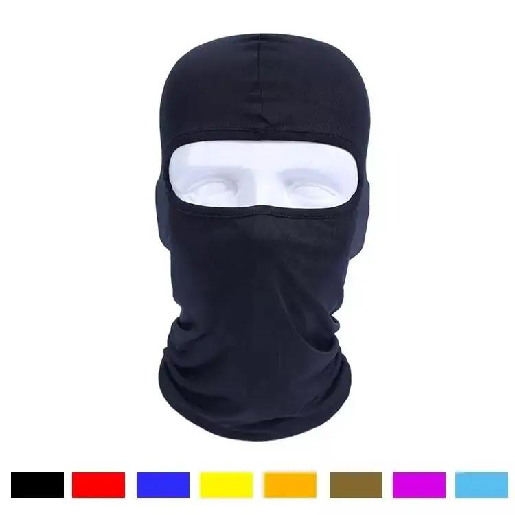 Designer Ski Masks Full Face Cover Ski Mask One Hole Spandex Ski Mask Balaclava For Men Women