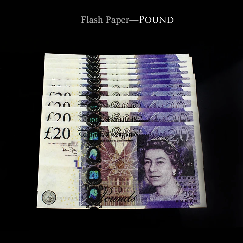 new arrival  Flash Bill -- Pound (10pcs)  Halloween Day  magic prop  magician Teaching aids  magic iluciones