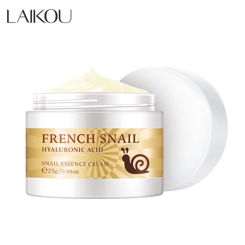 OEM/ODM Hyaluronic Acid Skin Care Anti Aging Whitening Moisturizing Snail Essence Cream Face Cream for Skin