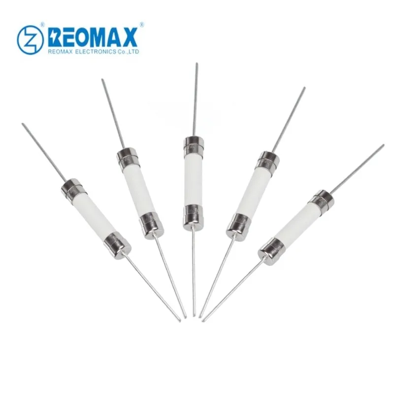 High Quality 250V Ceramic Tube Fuse 6x30mm 6.35x32mm 200mA-50A Fast Acting Time Lag Ceramic Fuses