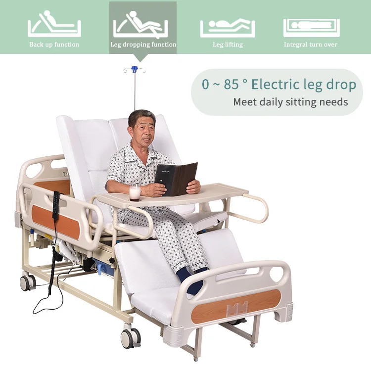 
Elderly Home Care Automatic Adjustable Electric Hospital Bed For Sale 