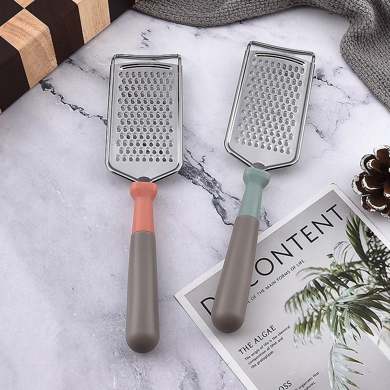 wholesale Stainless Steel plastic handle Vegetable Skin Peeler for Kitchen Creative grater Ginger grinder cheese Ginger mill