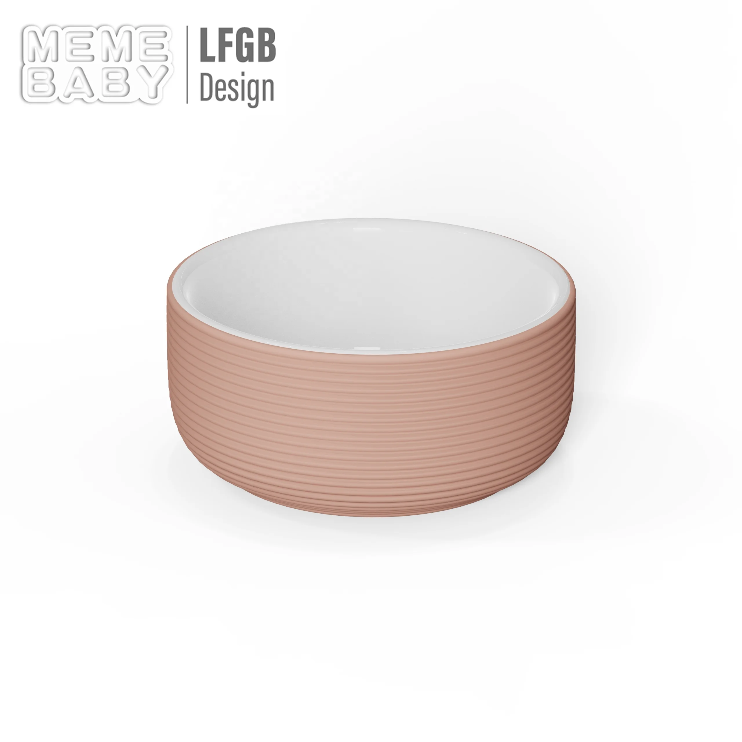 Microwave Safe Eco Friendly Kids Tableware Baby Ceramic Bowl With Silicone Sleeve For Kids