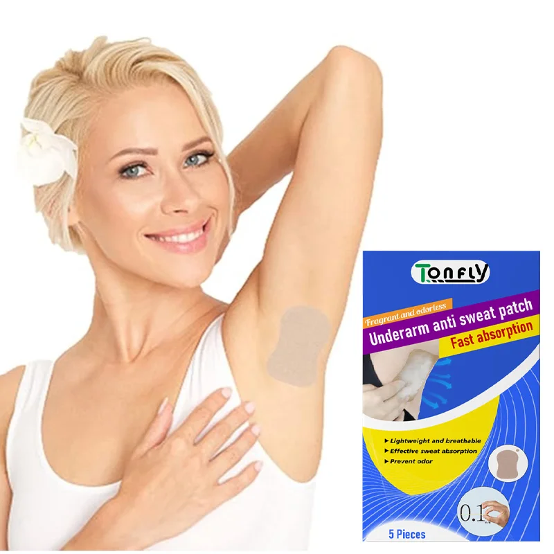 TONFLY Perspiration Strong Absorbing Sweat Anti Sweat Pads Deodorants Underarm Absorb Patch Armpits Sweat Sticker