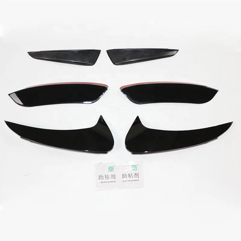 Front Bumper Lip Spoiler& Rear Bumper Air Knife For Benz W177 AMG A35 Style 2019