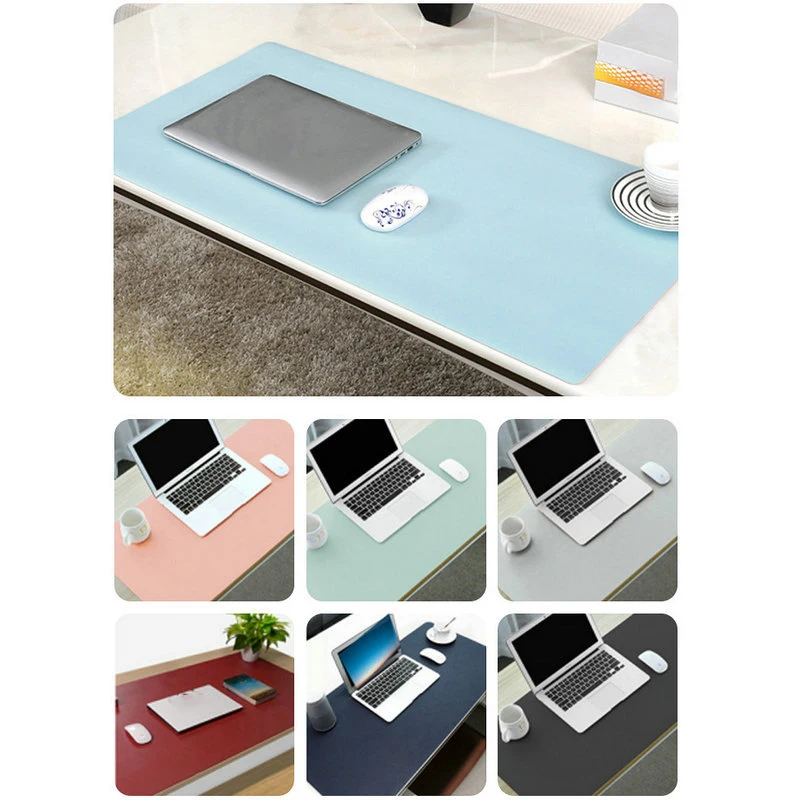 Multi-color Optional Single-sided Leather Mouse Pad,PU Leather Waterproof Office Computer Laptop Desk Mat Mouse Pad