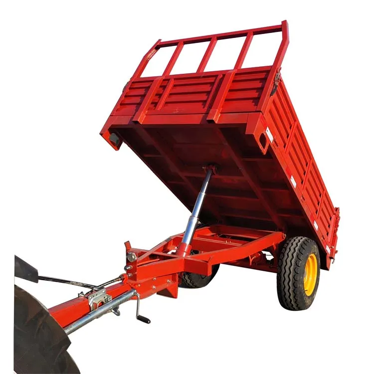 
tractor towed 5 ton Europe style single axle trailer price 