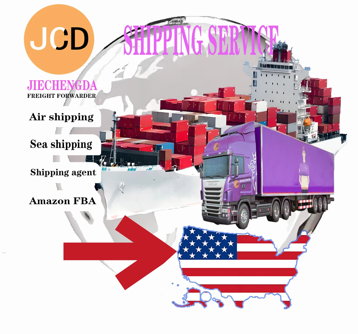 Shenzhen Air+truck business agent 15-25 day to all the world shipping agent from china supplier agent