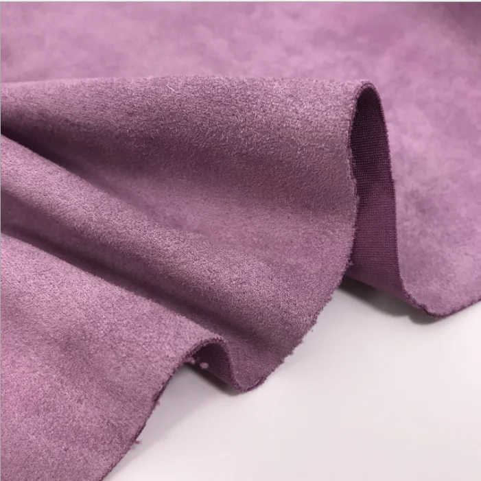 Горячая Распродажа 100% полиэтиленовая кожа бархатная замшевая ткань для обивки дивана