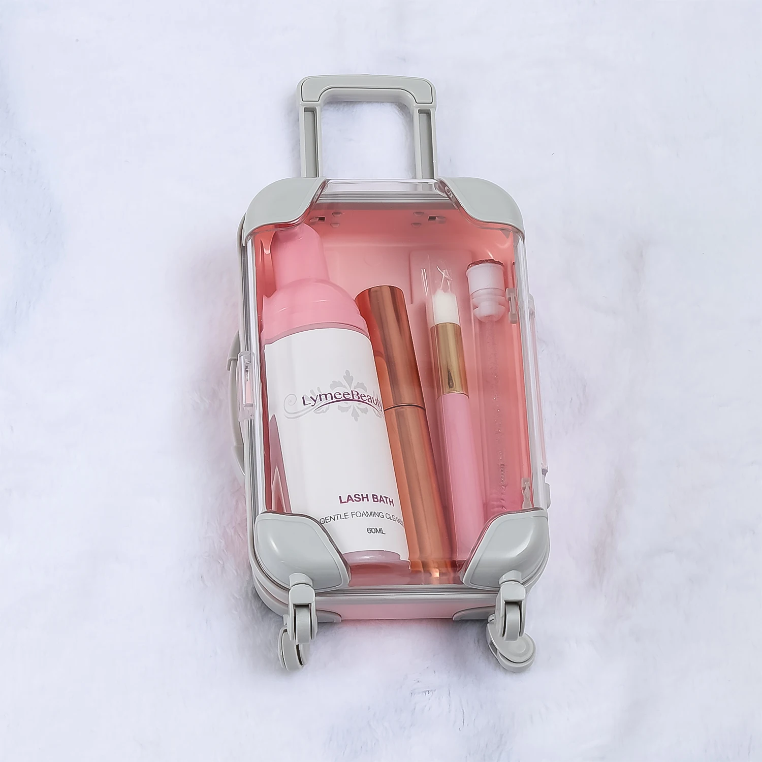 Tear Free Vegan Friendly lash cleanser shampoo Private Label Eyelash Extension Foam Cleanser With Brushes