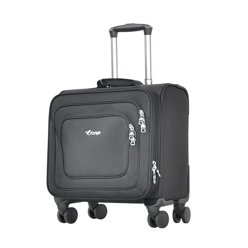 Expandable fabric travel luggage soft business cabin case  factory price Trolley carry-on  suitcase