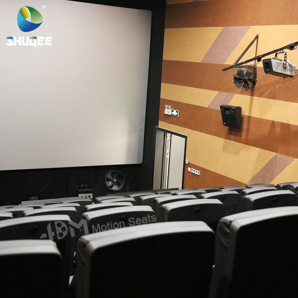 Manufacturer screens 3D 4D cinemas 5 d cinema equipment with new technology