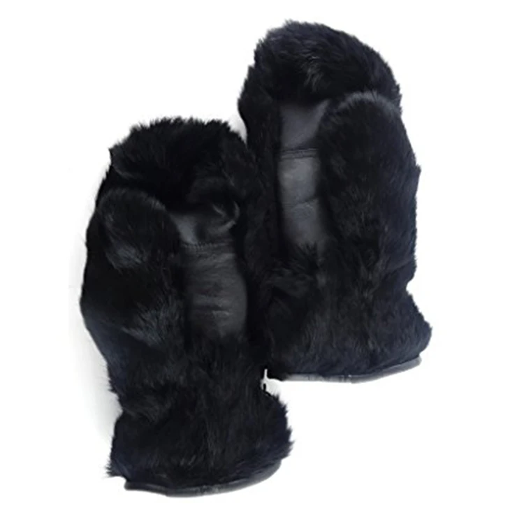 Hot Selling FUR WINTER Rabbit Fur Mittens Gloves
