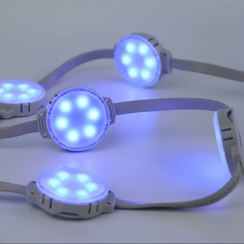 Addressable Programmable Led Lights DC24V IP65 Full Color 3535 RGB 50mm Led Point Light Source Pixel