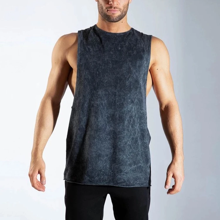 
Casual Fashion Clothing Bodybuilding Cotton Gym Tank Tops Men Sleeveless Undershirt Fitness Stringer Muscle Workout Vest 