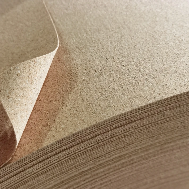 Wholesale customized good quality natural nature message board for walls 1mm cork sheet roll