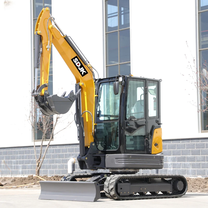 Бесплатная доставка 3 5 тонный экскаватор EPA Kubota небольшой мини-экскаватор 1 тонна 2 тонны новый гусеничный домашний