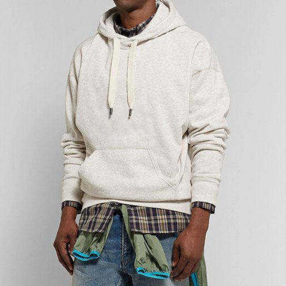 Hot Selling Products 2023 Streetwear Fashion Pullover Sweatshirt 80% Cotton 20% Polyester Fleece Hoodies Men