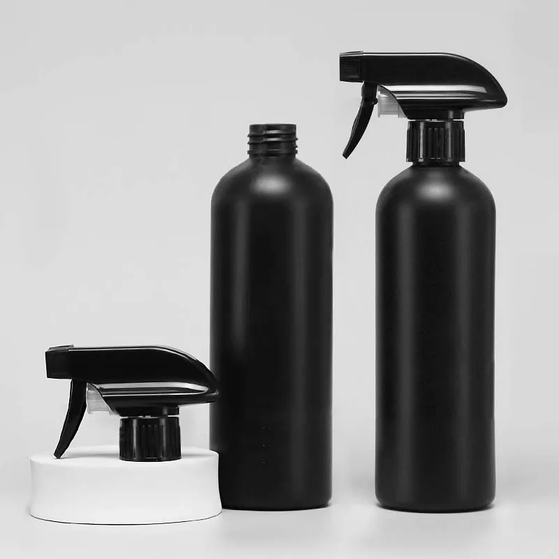 High Quality Cosmetic Bottles 250ml 500ml Hair care and cleaning Detergent Empty Plastic Trigger Spray HDPE Spray Bottles