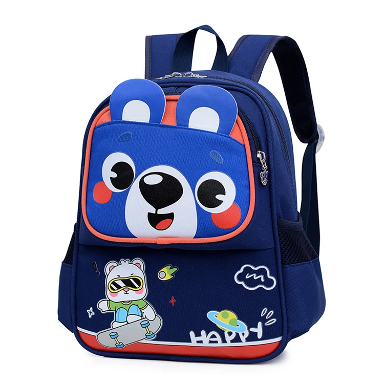 Cartoon pattern type oxford fabric animal prints nursery girls school bag with price