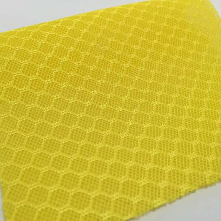 hexagonal jacquard football pattern polyester honeycomb sandwich fabric 3D Air Mesh Fabric