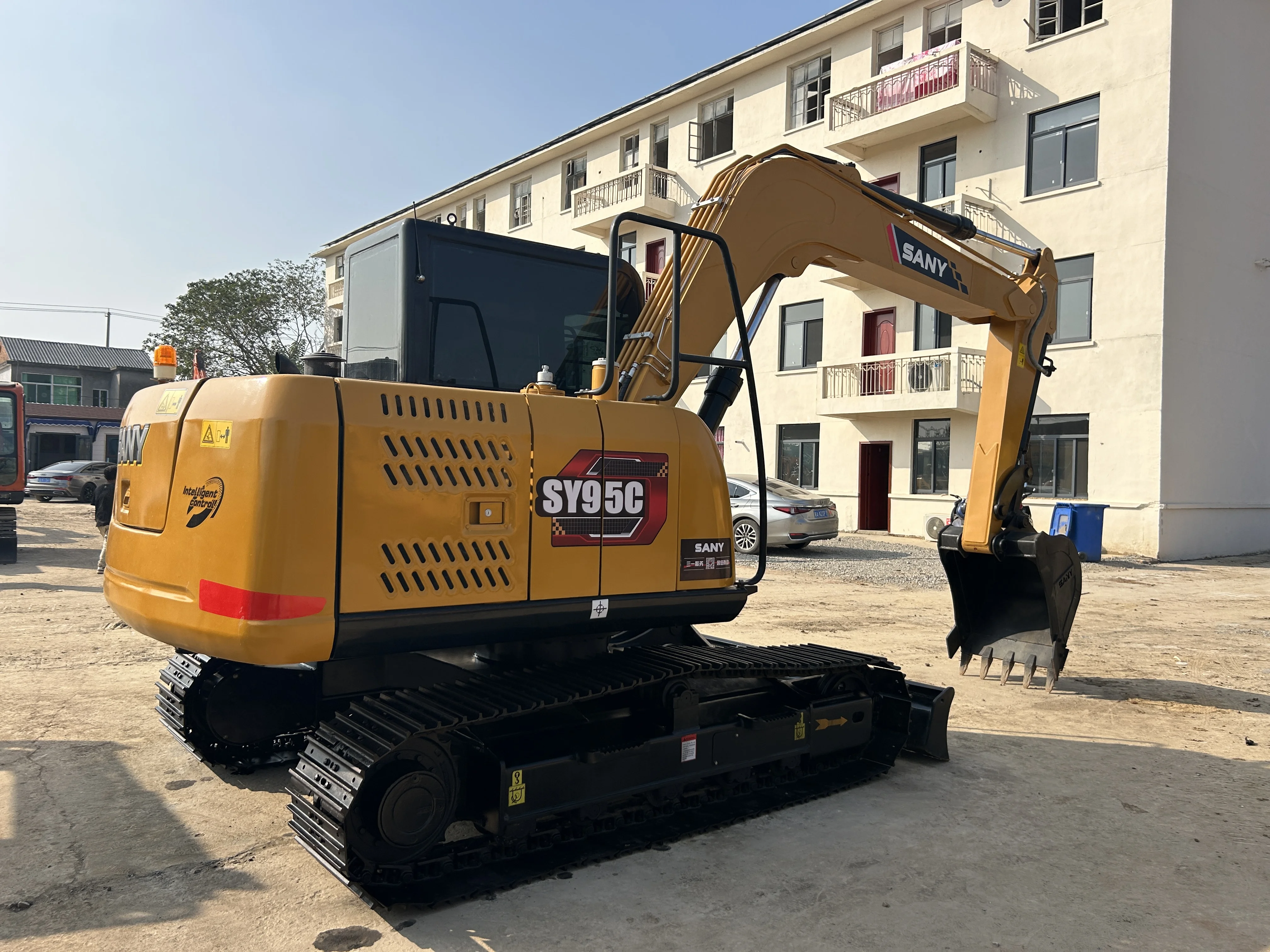 Best Used Chinese Small Hydraulic Excavator Sany SY95C 9.5T Mini Excavator Construction Digger Machinery With Good Equipment