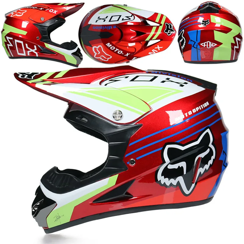 Мотоциклетный шлем на все лицо, сертифицированный в горошек, Mx Mtv, для мужчин и женщин (s-xl), шлем для квадроцикла, мотокросса, внедорожного велосипеда