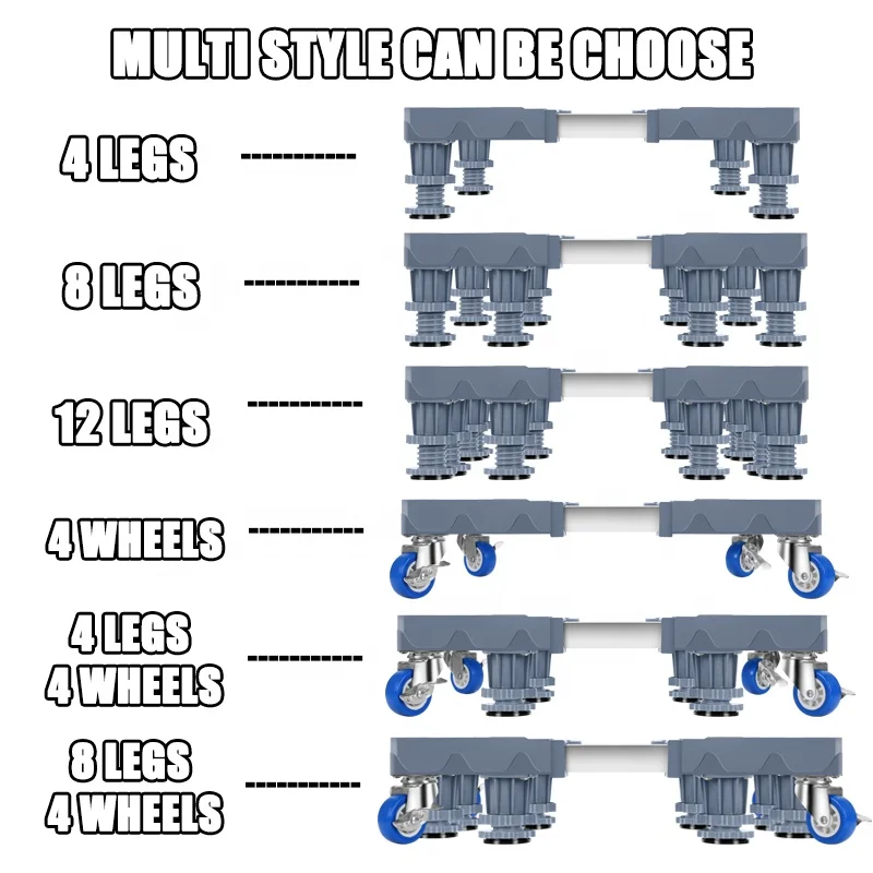 adjustable washing machine stand movable washing machine base