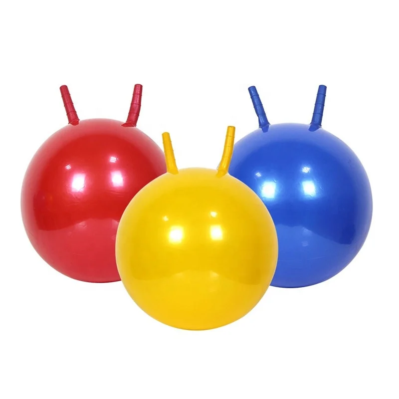 High Quality Hopper Ball  PVC Jumping Ball Children Inflatable Jumping Toy Bouncing Ball with two handles