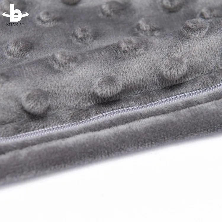 
Luxury Weighted Blanket Removable Minky Cover 